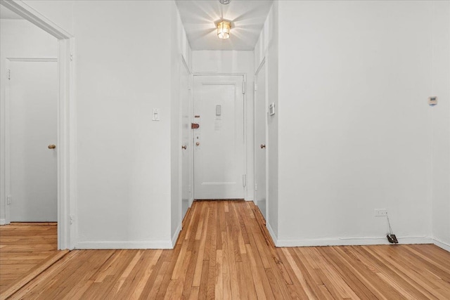 3601 Johnson Ave Unit 5K, New York City, NY 10463 - hall with light wood-type flooring and baseboards