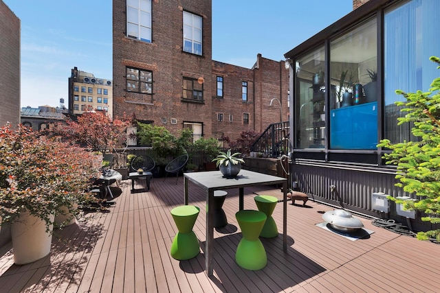 131 5th Ave Unit 601, New York City, NY 10011 - view of wooden terrace