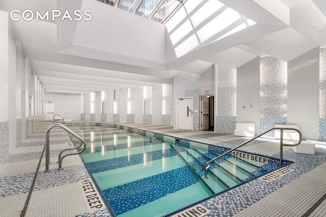 view of indoor community pool
