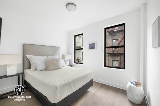 65 W 107th St Unit 4D, New York City, NY 10025 - bedroom with wood finished floors and baseboards