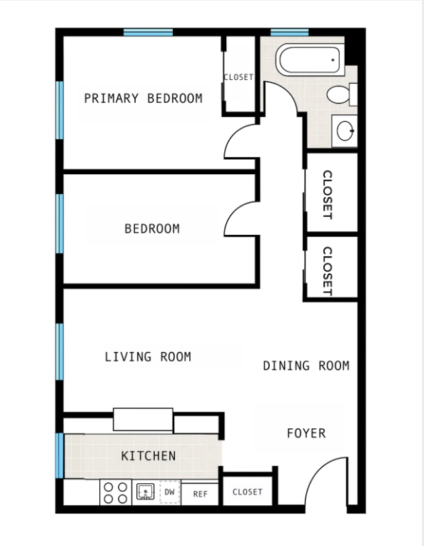 20 89th St Unit 5C, New York City, NY 11209 - floor plan / room layout