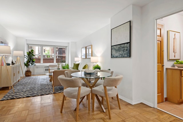 251 E 51st St Unit 3M, New York City, NY 10022 - dining room with baseboards