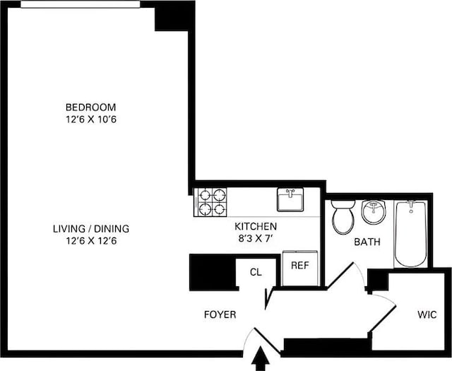 1641 3rd Ave Unit 28B, New York City, NY 10128 - floor plan / room layout
