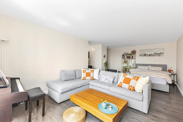 1641 3rd Ave Unit 28B, New York City, NY 10128 - living room featuring wood finished floors