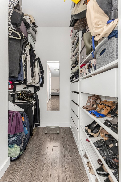 1641 3rd Ave Unit 28B, New York City, NY 10128 - spacious closet featuring wood finished floors