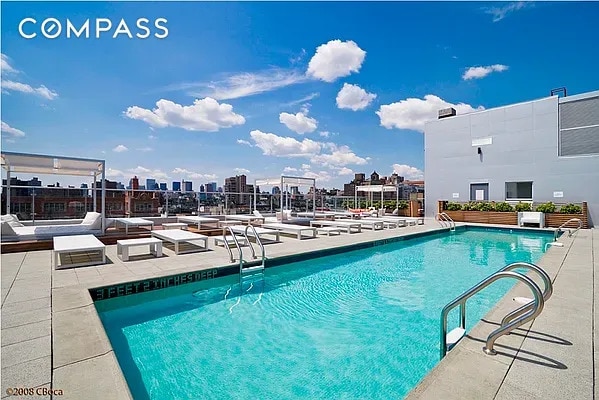 425 E 13th St Unit 5G, New York City, NY 10009 - community pool featuring a patio and a view of city