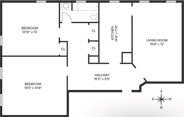811 Walton Ave Unit F14, New York City, NY 10451 - home floor plan