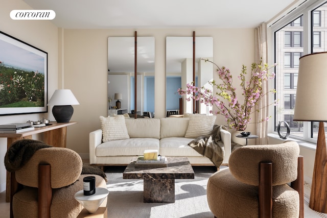 view of living area