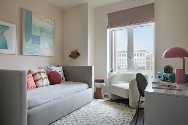 view of living area