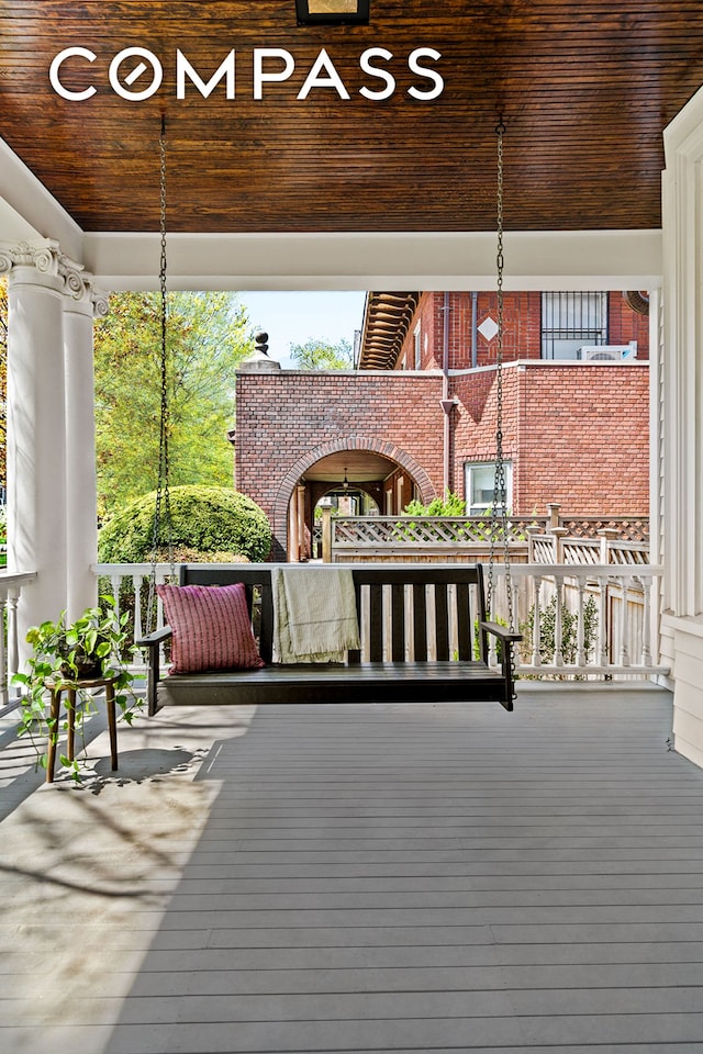 view of deck
