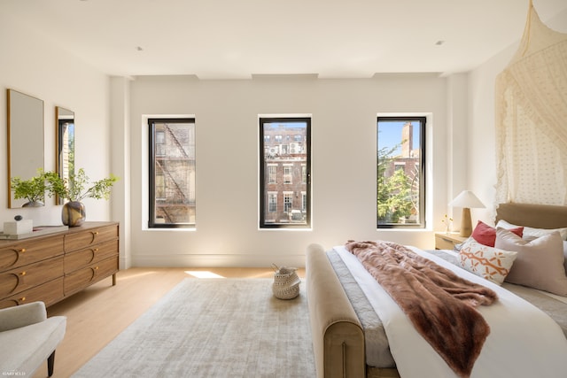 48 W 85th St, New York City, NY 10024 - bedroom with light wood-style flooring
