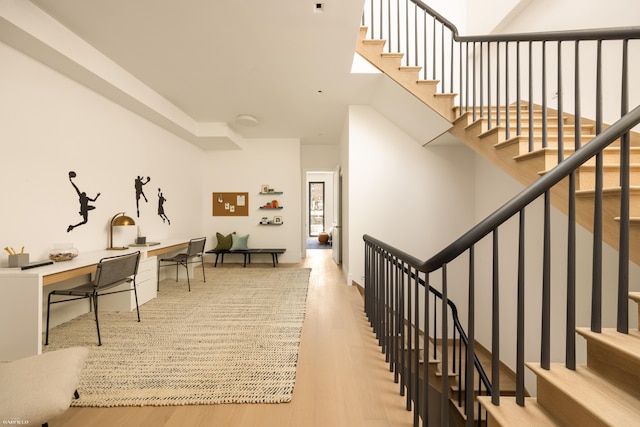 48 W 85th St, New York City, NY 10024 - office with light wood-type flooring and baseboards