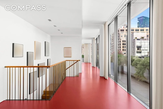27 Wooster St Ph, Ph, New York City, NY 10013 - hall with an upstairs landing and a view of city