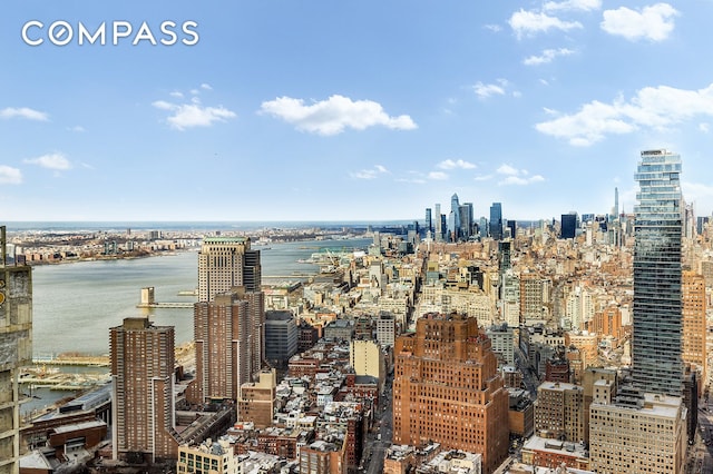 30 Park Pl Unit 64A, New York City, NY 10007 - view of city skyline with a large body of water
