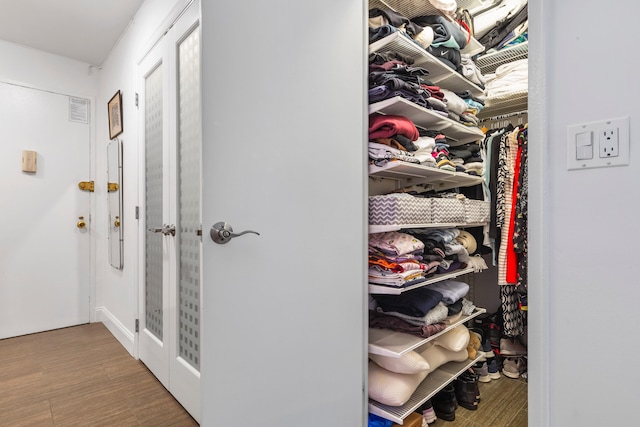 10 W 15th St Unit 927, New York City, NY 10011 - spacious closet featuring wood finished floors