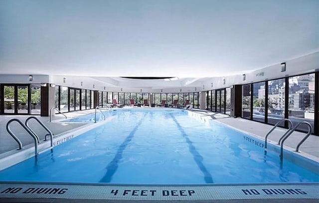 view of indoor community pool