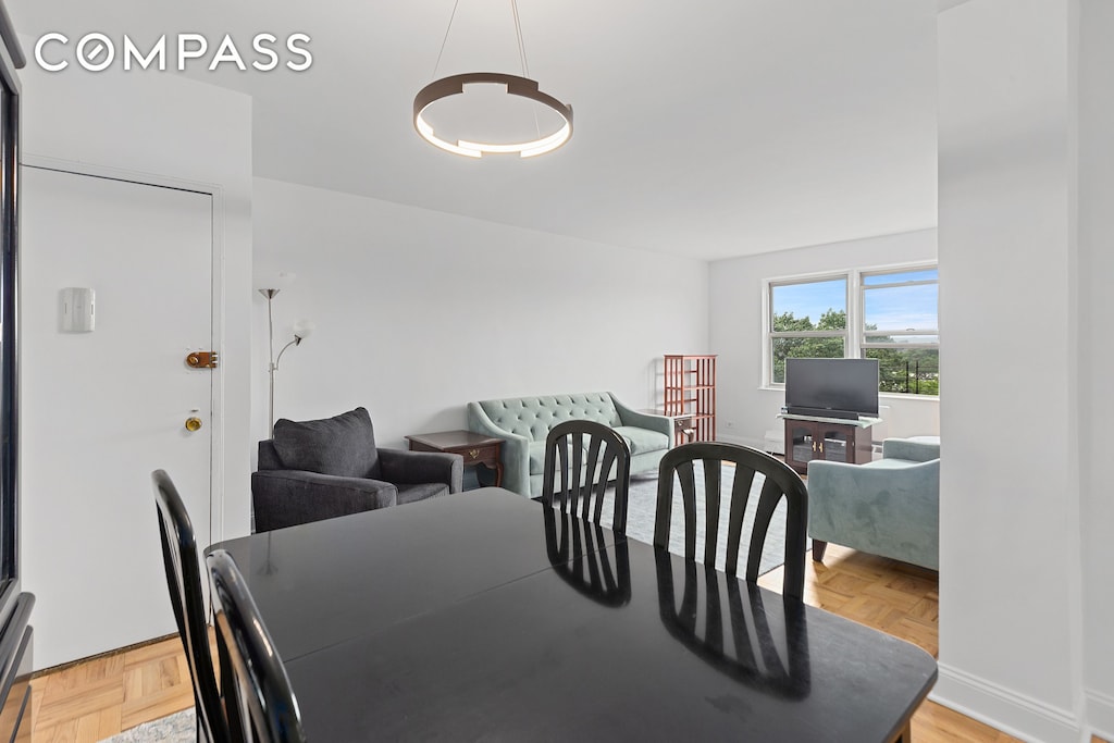 5500 Fieldston Rd Unit 77, New York City, NY 10471 - dining room featuring baseboards
