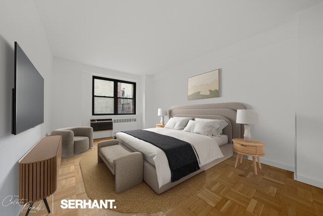 301 E 63rd St Unit 3B, New York City, NY 10065 - bedroom with radiator heating unit