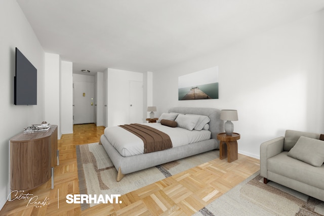 301 E 63rd St Unit 3C, New York City, NY 10065 - bedroom with baseboards