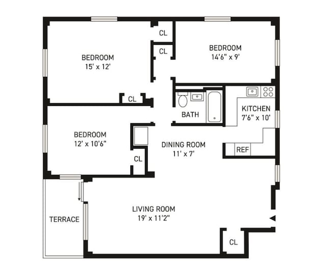 floor plan / room layout
