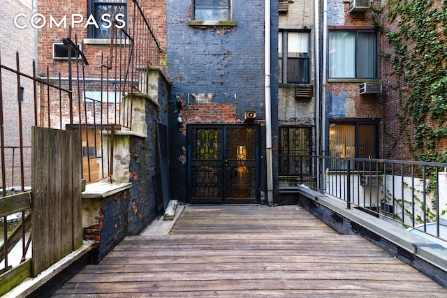349 W 71st St, New York City, NY 10023 - property entrance with brick siding