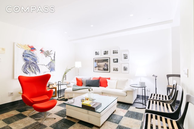 349 W 71st St, New York City, NY 10023 - living area with recessed lighting