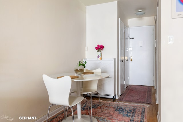 430 E 77th St Unit 4B, New York City, NY 10075 - dining area with wood finished floors