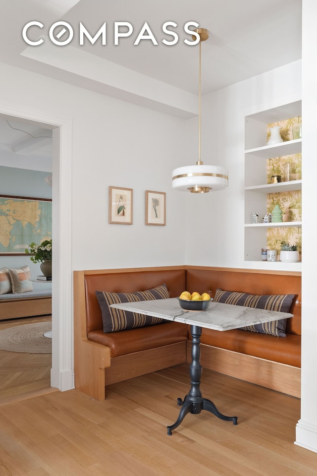 250 W 94th St Unit 11A, New York City, NY 10025 - detailed view of breakfast area and wood finished floors