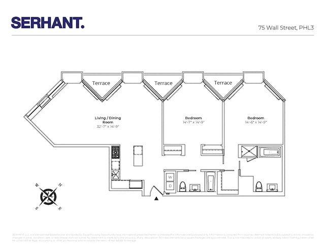 75 Wall St Unit Phl3, New York City, NY 10005 - room layout