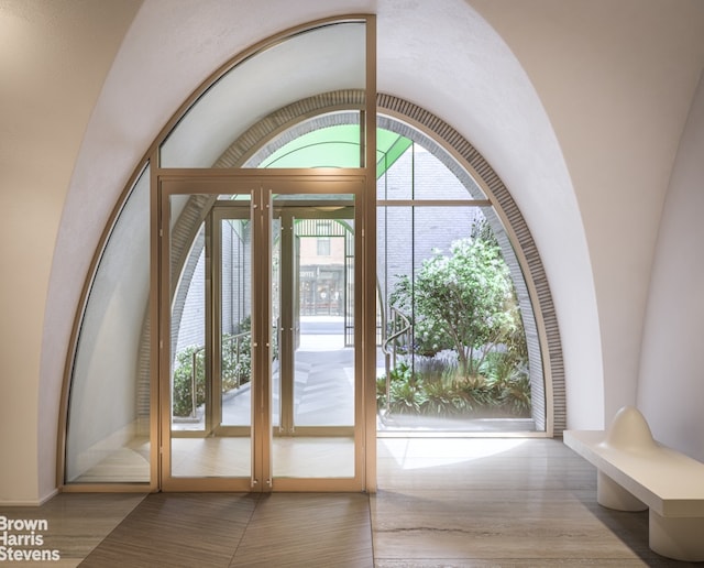 view of doorway to outside