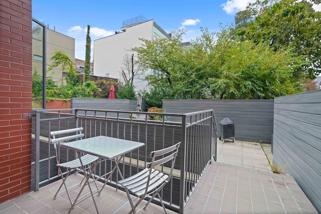 view of patio / terrace with outdoor dining space