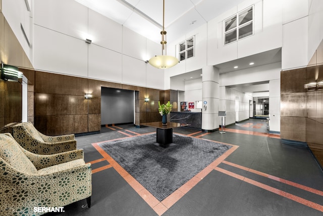 270 W 17th St Unit 12Bc, New York City, NY 10011 - building lobby featuring a towering ceiling