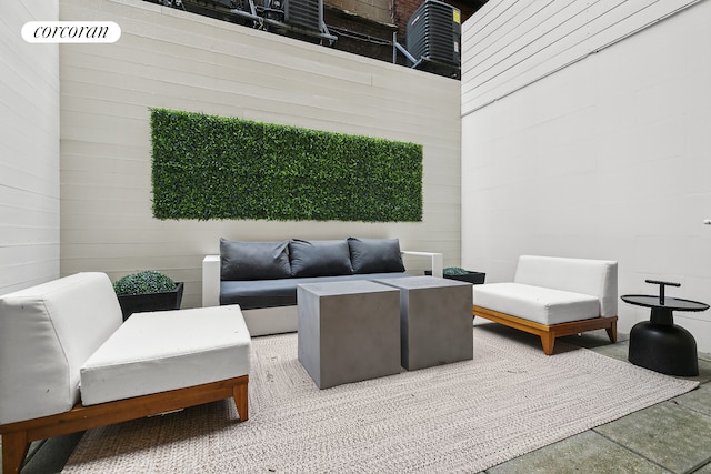 view of patio / terrace with an outdoor hangout area