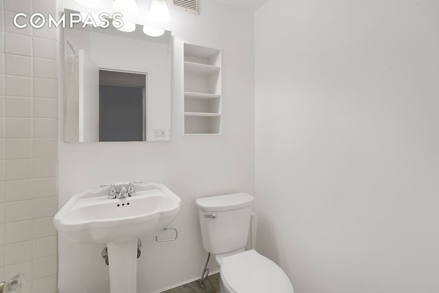 half bath with toilet