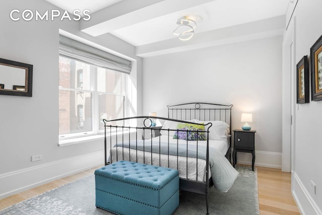 182 W 82nd St Unit 4E, New York City, NY 10024 - bedroom with wood finished floors and baseboards