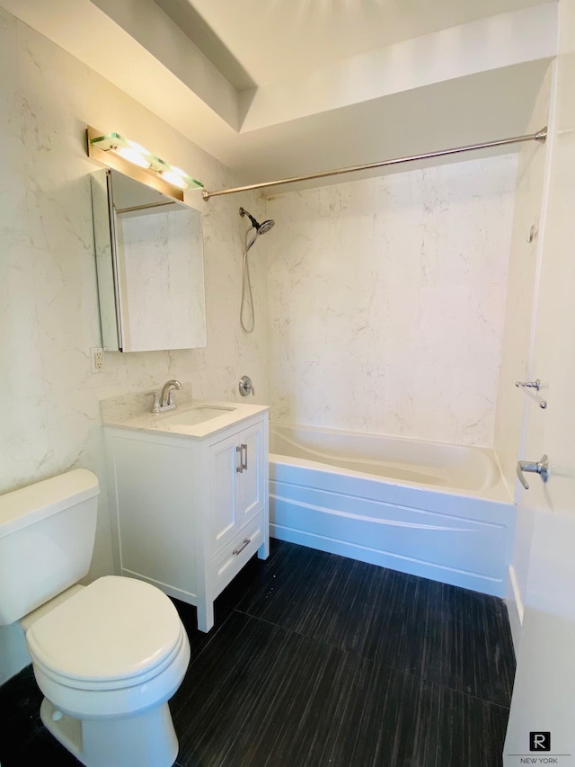 353 E 104th St Unit 6-A, New York City, NY 10029 - full bath with bathtub / shower combination, toilet, and vanity