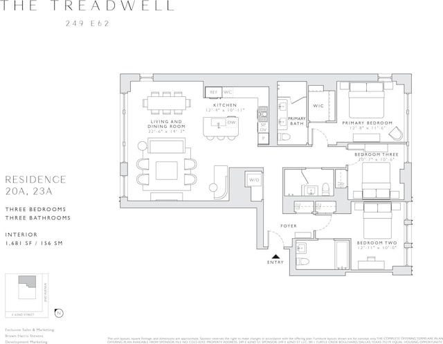 249 E 62nd St Unit 23A, New York City, NY 10065 - room layout