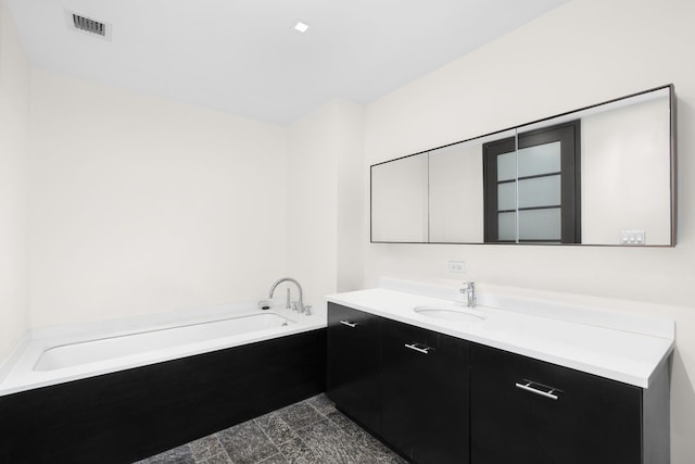 20 Pine St Unit 1607, New York City, NY 10005 - bathroom with vanity and a bath