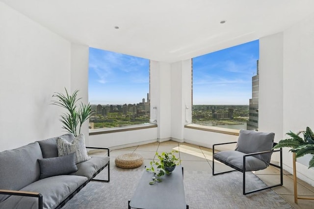 75 Wall St Unit Phd2, New York City, NY 10005 - living area featuring baseboards