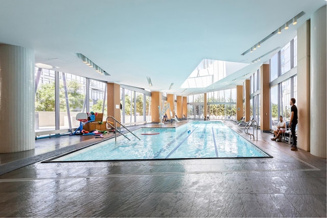view of indoor pool