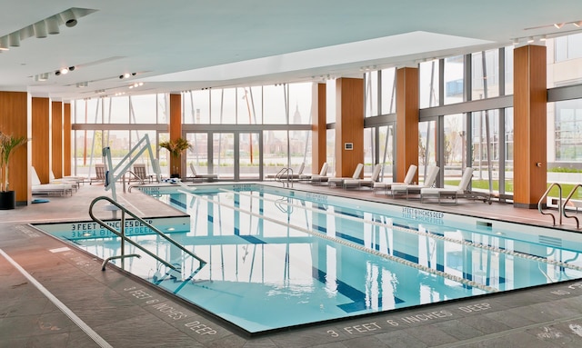 view of indoor pool