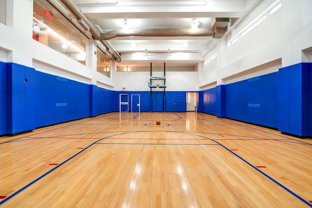 view of sport court featuring community basketball court