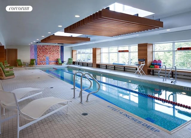 view of indoor pool