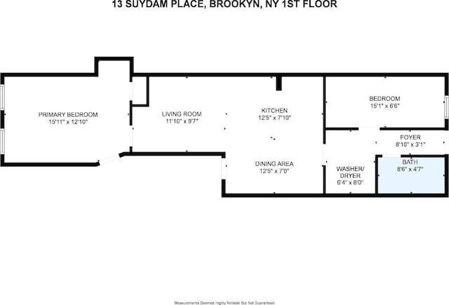 13 Suydam Place, New York City, NY 11233 - home floor plan
