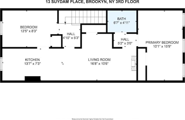 13 Suydam Place, New York City, NY 11233 - home floor plan