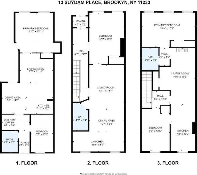 13 Suydam Place, New York City, NY 11233 - home floor plan
