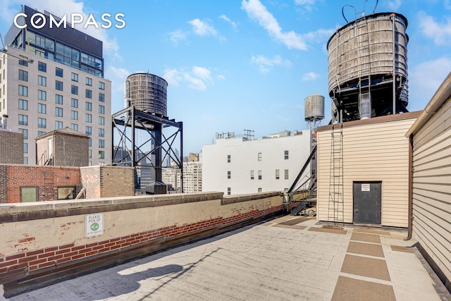 35 E 12th St Unit 8C, New York City, NY 10003 - view of patio with a view of city