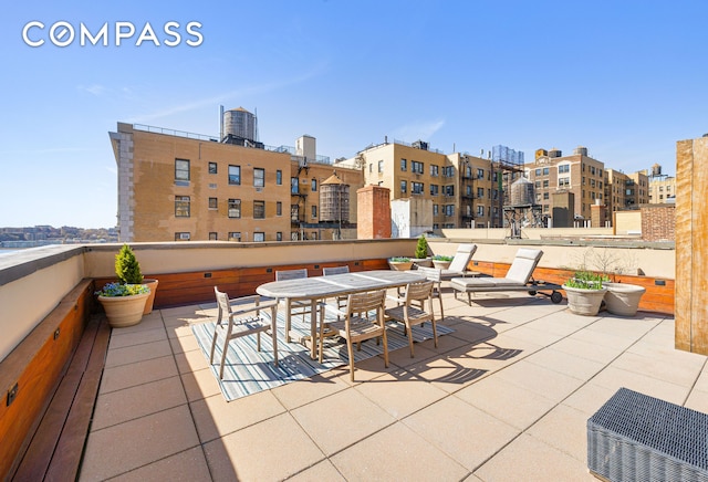 view of patio / terrace featuring outdoor dining space