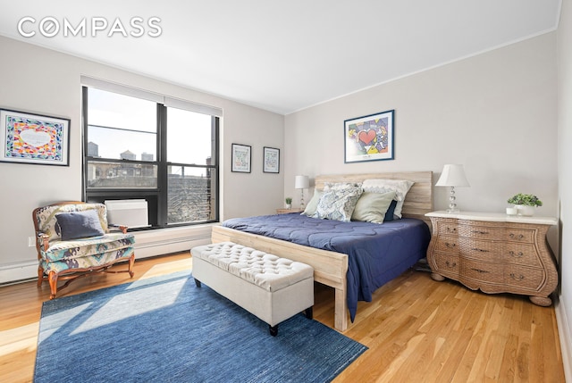 315 W 99th St Pha, Pha, New York City, NY 10025 - bedroom featuring light wood-style floors and crown molding