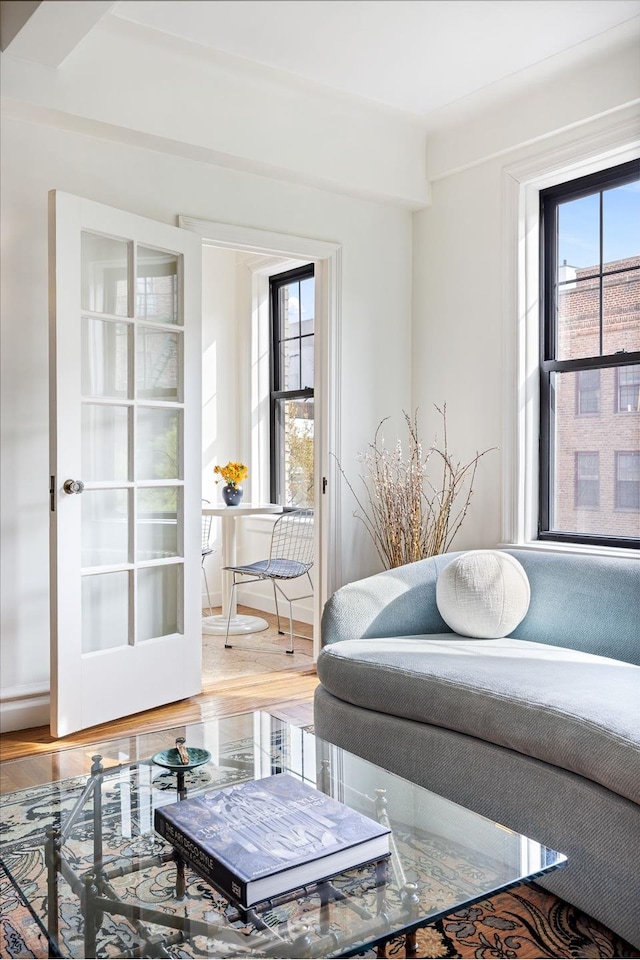 141 E 3rd St Unit 3H, New York City, NY 10009 - living room featuring healthy amount of natural light and wood finished floors